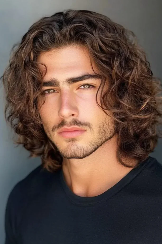 curly or wavy hair 
