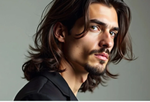 long hair style for men