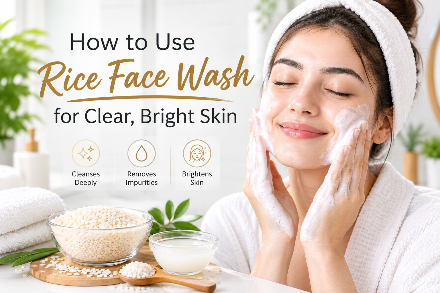 rice facewash