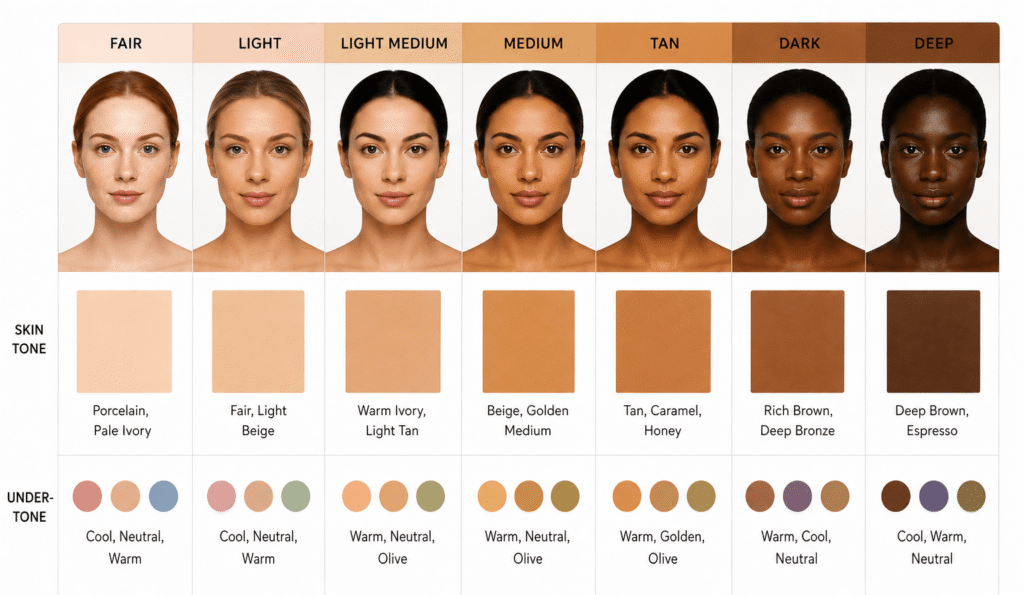 Skin Tone Chart