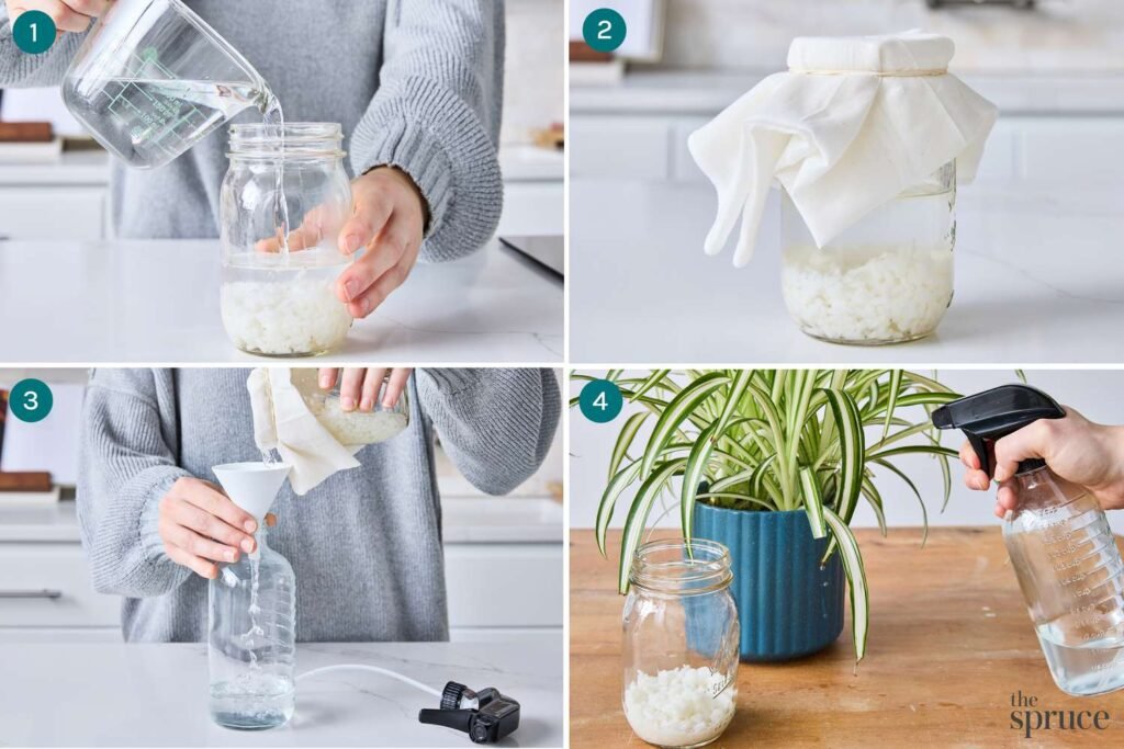 how to make rice water for hair