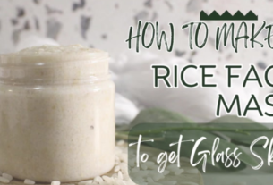 rice face mask