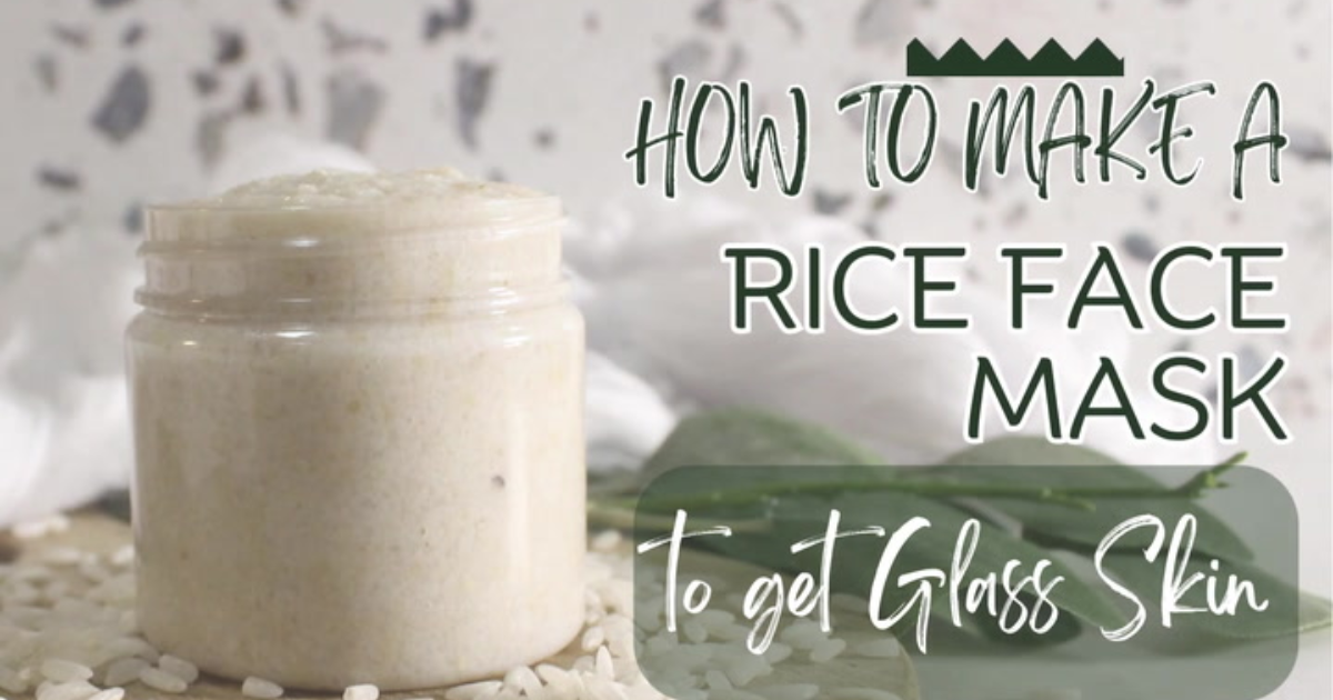rice face mask